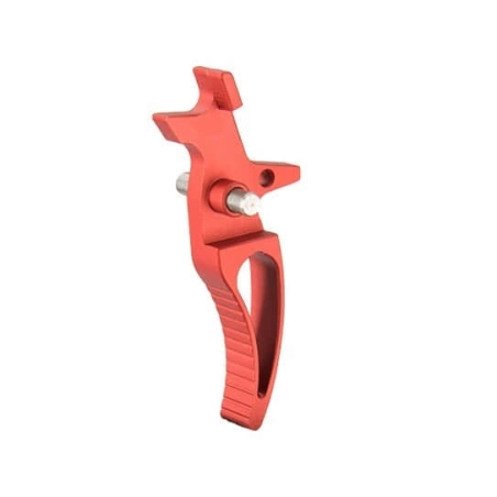 Détente AEG V2 Speed Skeleton Curved rouge