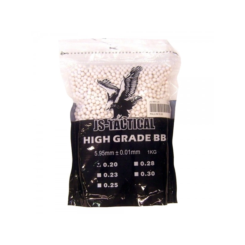 BILLES JS-TACTICAL 0.20G BLANC (JS-BB0.20)