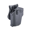 HOLSTER RIGIDE AMOMAX G2 UNIVERSEL GAUCHER NOIR