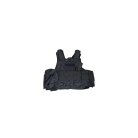 GILET TACTIQUE ROYAL NOIR (V1026B)