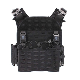 Gilet tactique porte-plaques Drake MK4 - Corso Tactical - NOIR