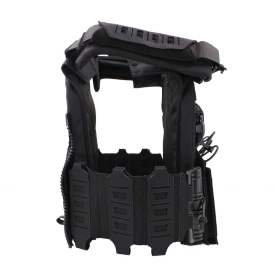 Gilet tactique porte-plaques Drake MK4 - Corso Tactical - NOIR