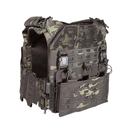Gilet tactique porte-plaques Drake MK4 - Corso Tactical - MULTICAM BLACK