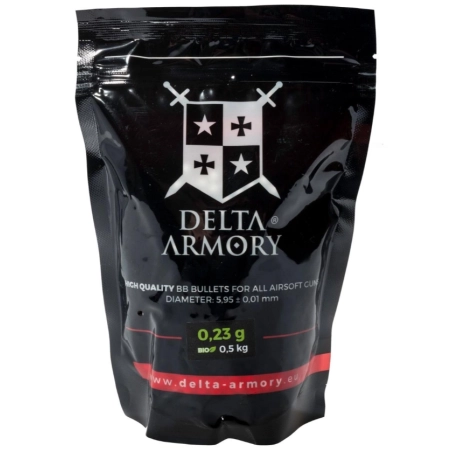 Delta Armory Billes BIO 0.23g en sachet 0.5kg 2174bbs