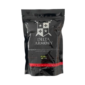 Billes BIO 0.28g en sachet 1000bbs  Delta Armory