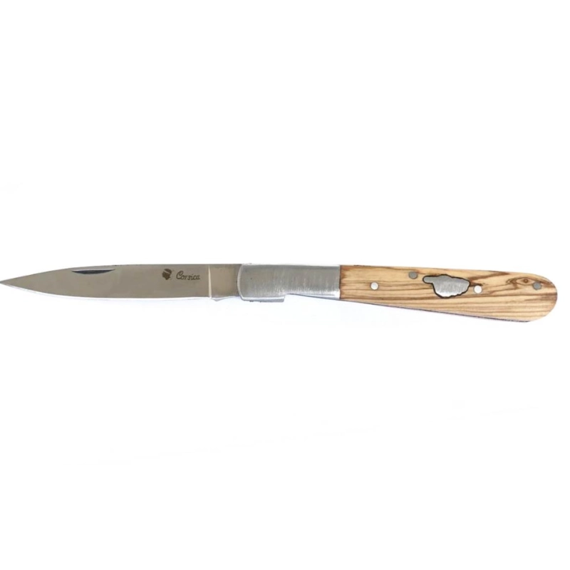 Couteau Pliant Vendetta Corsica Métal Bois Lame 9cm