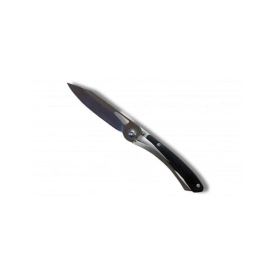 Couteau pliant Extra Plat Lame 7cm manche Noir