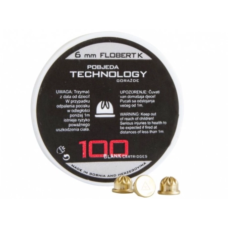 BALLE 6MM FLOBERT A BLANC X100