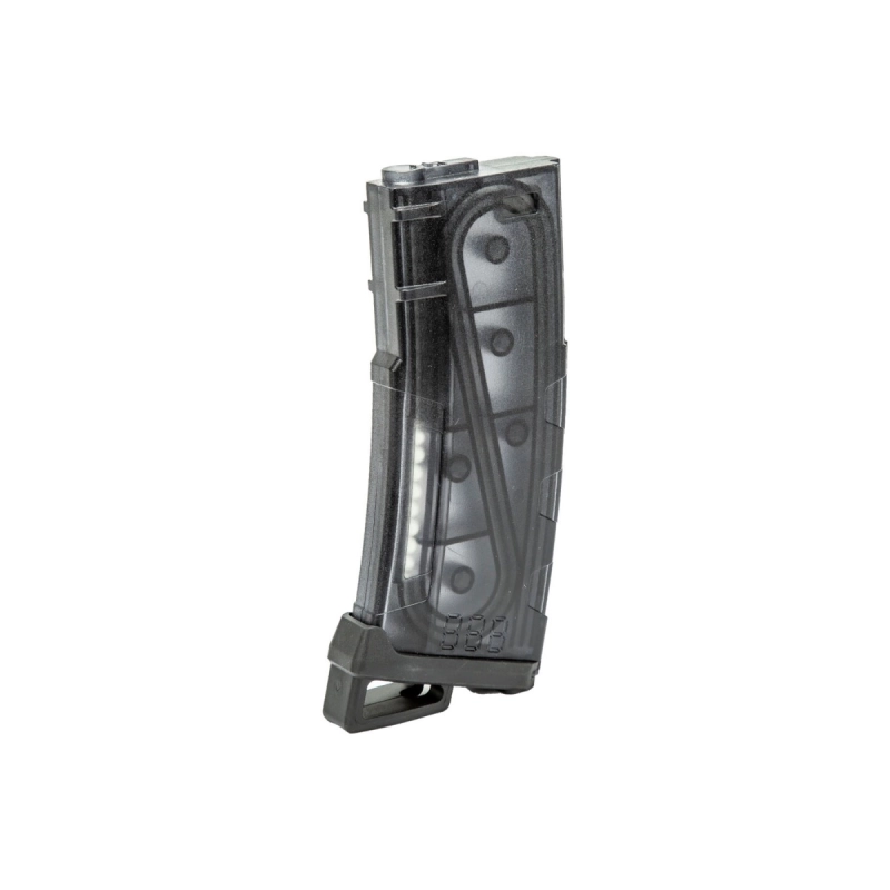 Chargeur Mid-cap Speed 130 billes pour M4 AEG / SMOKE Chargeur Mid-cap Speed 130 billes pour M4 AEG / SMOKE